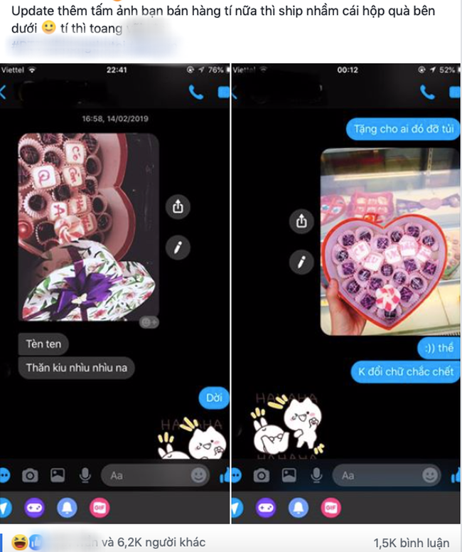 Tặng quà Valentine cho cô gái chỉ quen qua Facebook, sau 3 tháng nói chuyện, anh chàng bất ngờ phát hiện sự thật quá bẽ bàng - Ảnh 1.