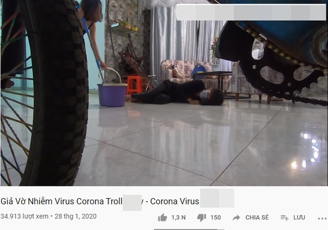 Dân mạng phản ứng, đòi tẩy chay Youtuber Việt giả vờ bị nhiễm virus Corona với triệu chứng ho khan, co giật - Ảnh 1.