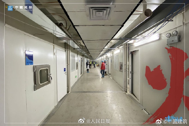 Bệnh viện chuyên trị corona tại Vũ Hán chính thức hoạt động từ hôm nay: Thành quả từ 10 ngày 10 đêm làm việc liên tục của hàng nghìn công nhân - Ảnh 12.