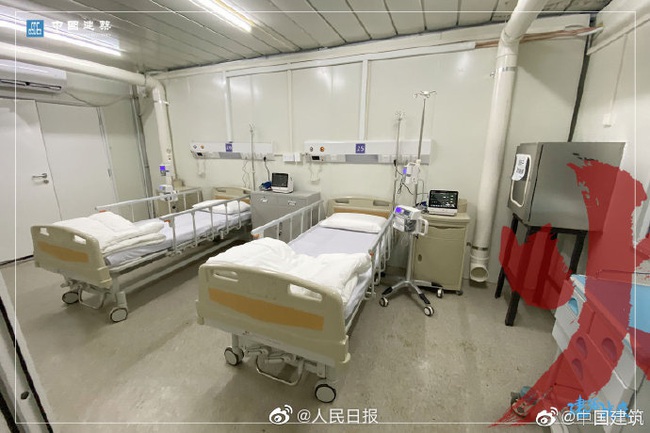 Bệnh viện chuyên trị corona tại Vũ Hán chính thức hoạt động từ hôm nay: Thành quả từ 10 ngày 10 đêm làm việc liên tục của hàng nghìn công nhân - Ảnh 14. Bệnh viện chuyên trị corona tại Vũ Hán chính thức hoạt động từ hôm nay: Thành quả từ 10 ngày 10 đêm làm việc liên tục của hàng nghìn công nhân - Ảnh 14.