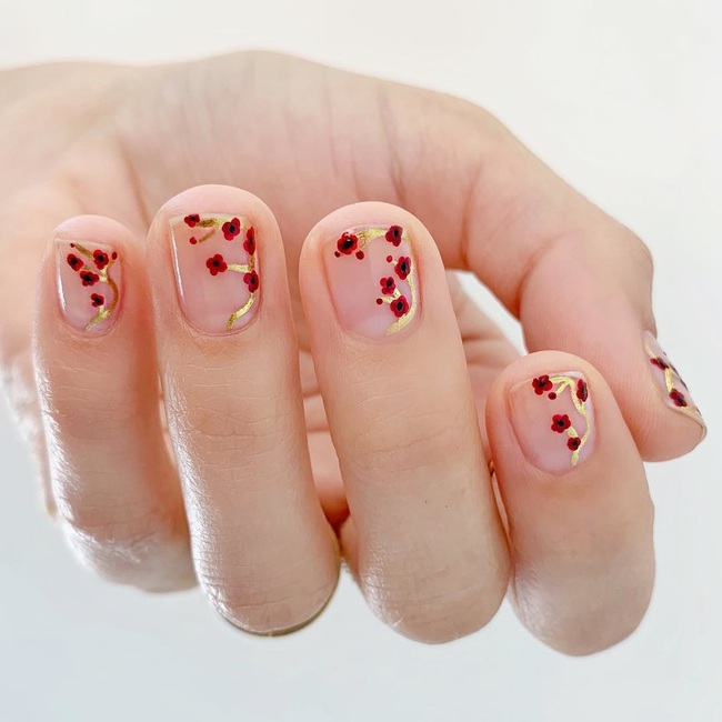 Gợi ý 14 bộ nail xinh yêu hết cỡ cho dịp Valentine, bạn mà diện thì đảm bảo cầm tay thôi cũng chiếm trọn trái tim chàng - Ảnh 3.