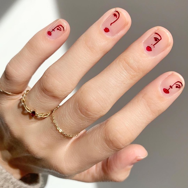 Gợi ý 14 bộ nail xinh yêu hết cỡ cho dịp Valentine, bạn mà diện thì đảm bảo cầm tay thôi cũng chiếm trọn trái tim chàng - Ảnh 4.