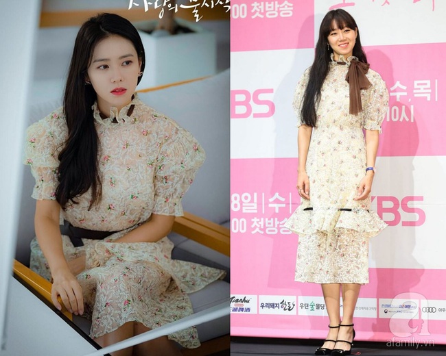 Đụng váy bánh bèo với Gong Hyo Jin, Son Ye Jin đã thay đổi vài chi tiết để làm bật lên vẻ đài các, quý tộc - Ảnh 6. Đụng váy bánh bèo với Gong Hyo Jin, Son Ye Jin đã thay đổi vài chi tiết để làm bật lên vẻ đài các, quý tộc - Ảnh 6.