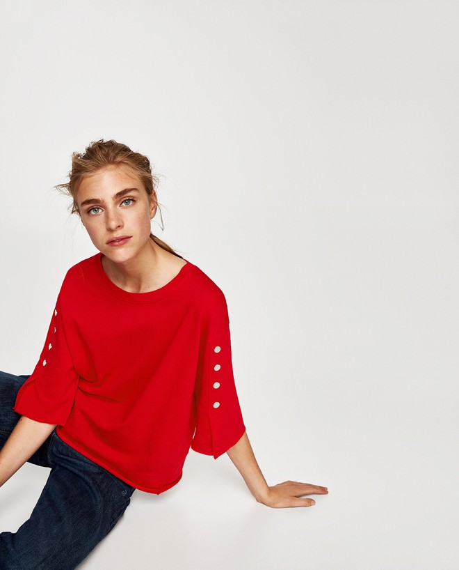 9 kiểu áo phông rất đáng sắm đến từ thương hiệu Zara - Ảnh 1.