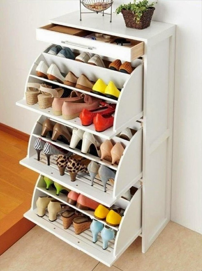 5 mẫu tủ giày nhỏ mà có võ cực tối ưu cho không gian nhà nhỏ - Ảnh 3.