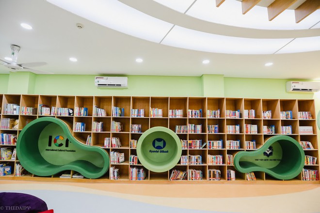 Bố mẹ chớ bỏ qua: Thư viện 5 sao, nơi các em nhỏ được thỏa thích đọc sách, vui chơi ở Hà Nội - Ảnh 2.