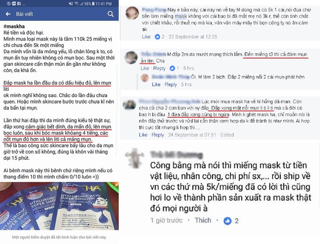 Mặt nạ HA giá chỉ 5.000 đồng được nhiều chị em tìm mua nhưng vẫn còn nhiều mập mờ về chất lượng, giá cả - Ảnh 12.