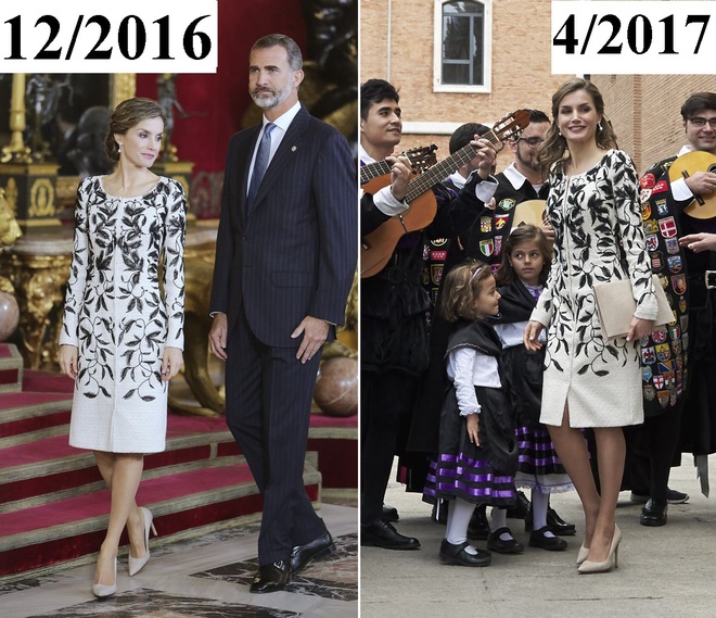 Giống công nương Kate, Nữ hoàng Tây Ban Nha chỉ chuộng những hãng đồ bình dân và chẳng ngại mặc đi mặc lại một mẫu - Ảnh 15.