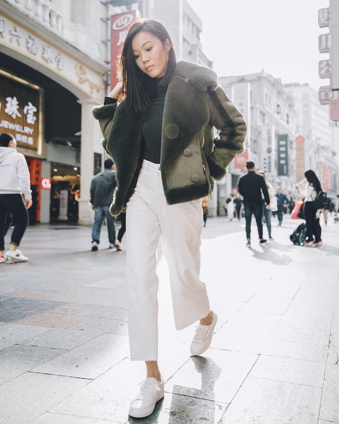 Càng vào cuối năm, street style các quý cô châu Á lại càng hay ho, thú vị - Ảnh 12.