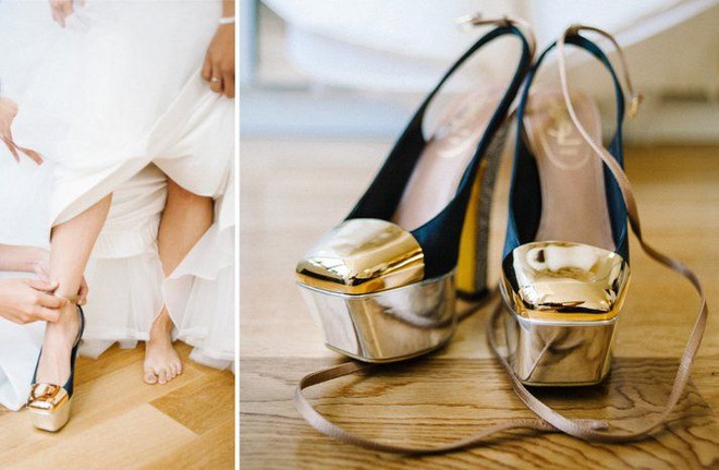7 mẫu giày đẹp nín thở dành riêng cho các cô dâu trong ngày trọng đại - Ảnh 12.
