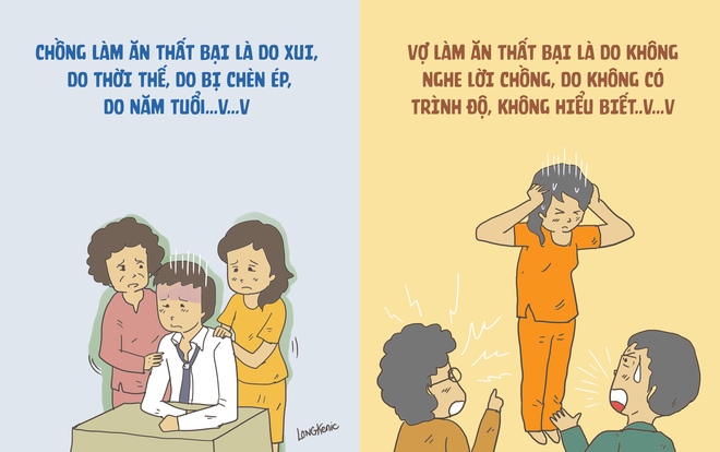 Khác biệt cười ra nước mắt cùng một hiện tượng lỗi luôn đổ về đàn bà - Ảnh 4.