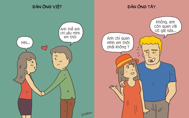 Tranh vui: Khác biệt khi hẹn hò với đàn ông Tây và đàn ông Việt - Ảnh 5.