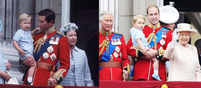 Hoàng tử và Công chúa nhà Kate thỉnh thoảng còn diện lại đồ của bố William hay chú Harry từng mặc 30 năm trước - Ảnh 4.