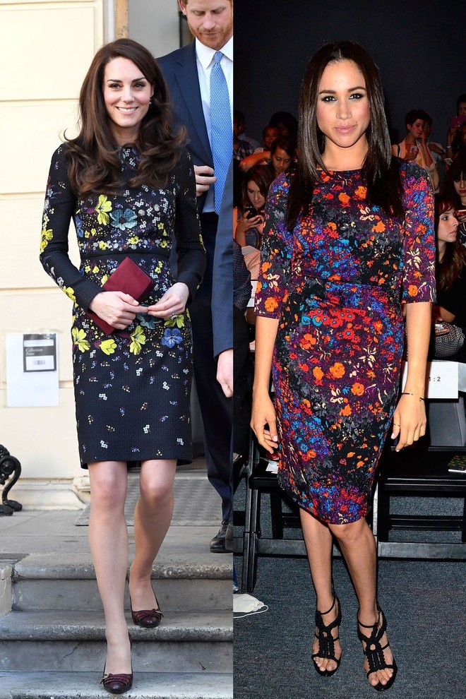 Có ai như chị em dâu nhà Hoàng gia Anh, Kate Middleton và Meghan Markle có tới 11 lần đụng váy áo - Ảnh 5.