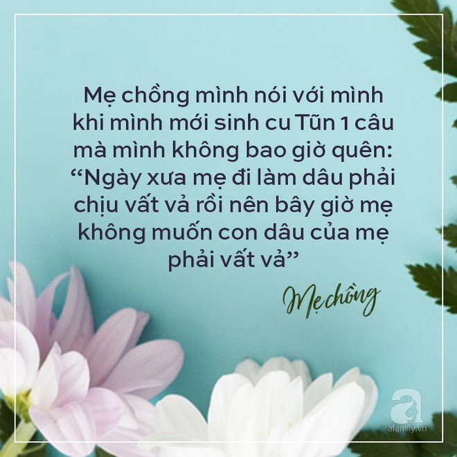 Thử so sánh xem, mẹ chồng nhà các mẹ có nói với con dâu những câu bất hủ thế này không? - Ảnh 17.