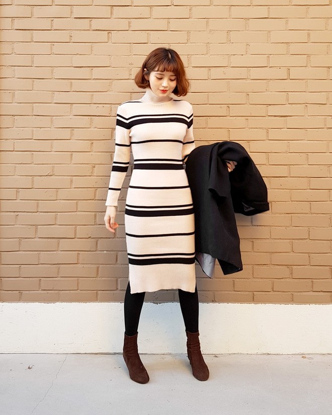 20 Kiểu váy len suông cho mùa đông cực sành điệu giúp nàng thêm cuốn h –  Cardina