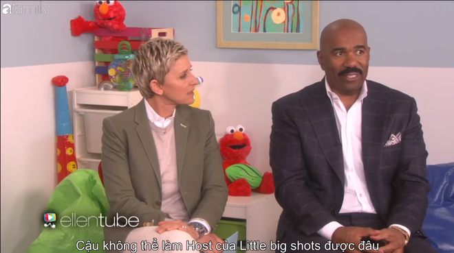 Steve Harvey tuyên bố Ellen Degeneres không có cơ hội làm MC cho Little big shots - Ảnh 3.