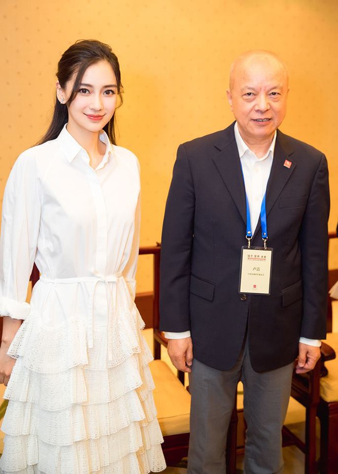 Angelababy kín đáo vẫn đẹp tựa thiên thần trong hoạt động từ thiện - Ảnh 7.