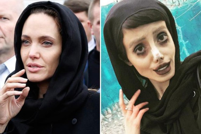 Bóc phốt những bức ảnh của cô gái phẫu thuật 50 lần để giống Angelina Jolie - Ảnh 3.
