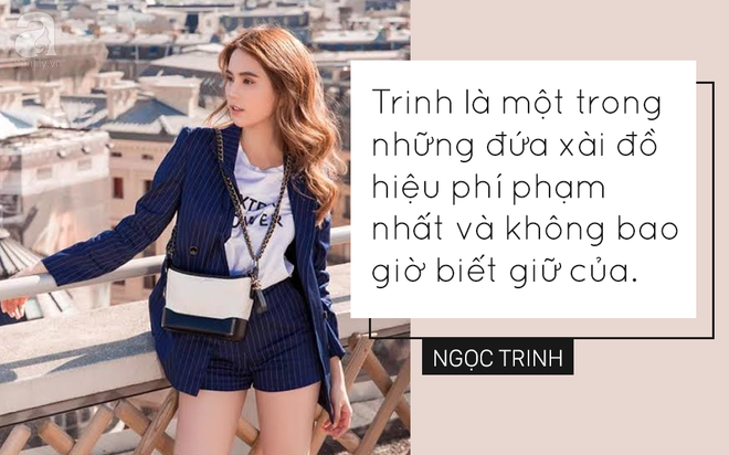 Trong showbiz Việt liệu có ai đủ bản lĩnh phát ngôn về hàng hiệu sốc như Ngọc Trinh - Ảnh 1.