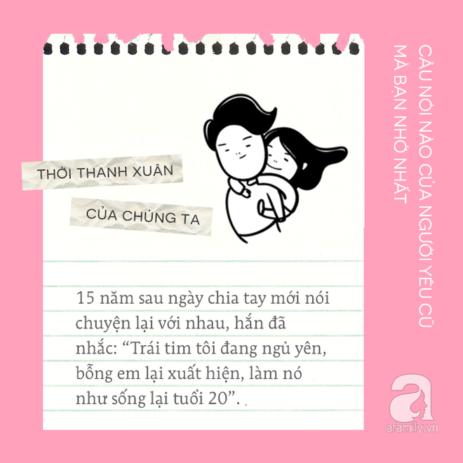 Các mẹ có nhớ nhất câu nói nào của người yêu cũ không? - Ảnh 7.