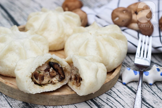 Hóa ra làm bánh bao gà nấm đang hot chỉ đơn giản thế này thôi! - Ảnh 11. Hóa ra làm bánh bao gà nấm đang hot chỉ đơn giản thế này thôi! - Ảnh 11.