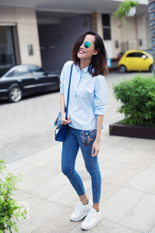 Mặc kệ nắng nóng, các quý cô vẫn cứ phơi da phơi mặt xuống phố khoe street style - Ảnh 1.