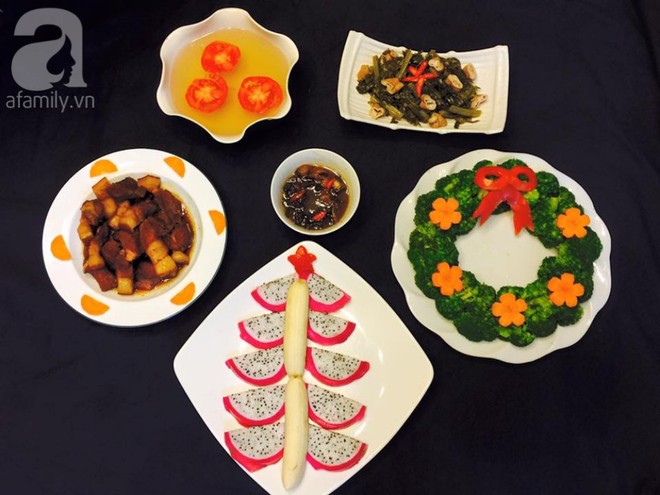 Mẹ Tít chia sẻ thực đơn thuần Việt ngập sắc màu Noel siêu dễ thương - Ảnh 6. Mẹ Tít chia sẻ thực đơn thuần Việt ngập sắc màu Noel siêu dễ thương - Ảnh 6.