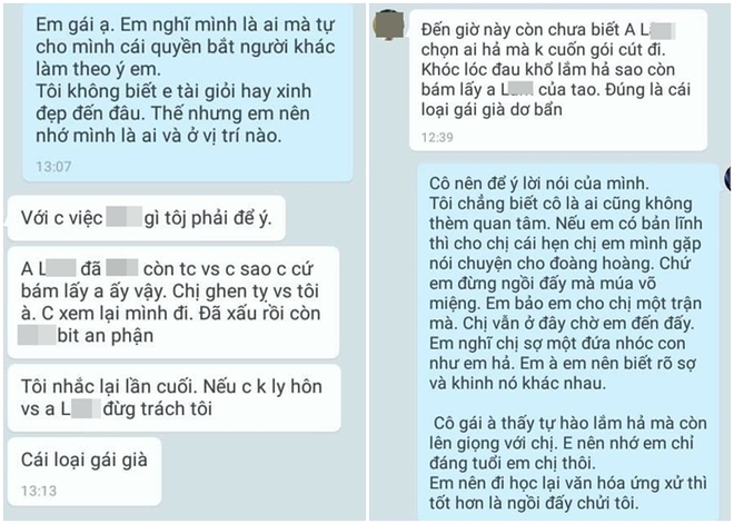 Kinh ngạc với cô bồ ngang ngược nhất năm: Đã giật chồng còn nhắn tin đe dọa, ép vợ cả ly hôn - Ảnh 2.