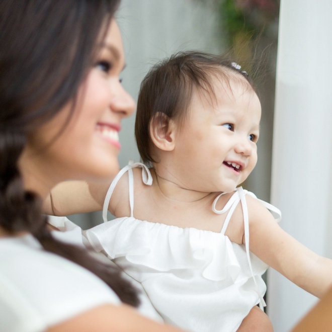 Phương Vy tươi tắn diện trang phục đôi cùng con gái - Ảnh 9. Phương Vy tươi tắn diện trang phục đôi cùng con gái - Ảnh 9.