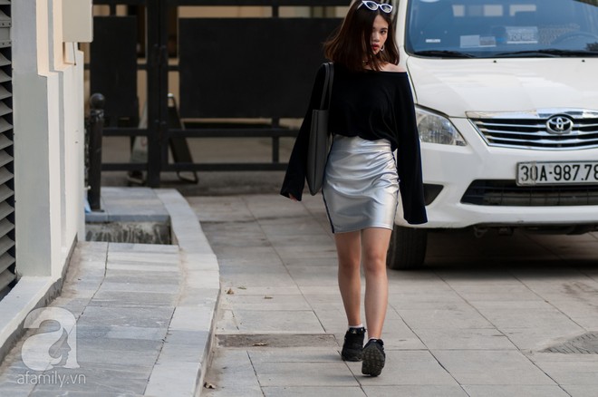 Chuyển lạnh một cái, là street style của các quý cô miền Bắc lại ngập tràn các loại áo len và áo khoác - Ảnh 16.