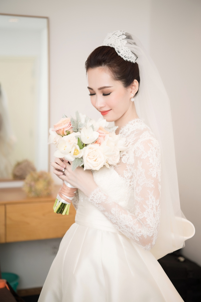 Cận cảnh lễ cưới đẹp như cổ tích của Hoa hậu Đặng Thu Thảo và đại gia Nguyễn Trung Tín - Ảnh 7.