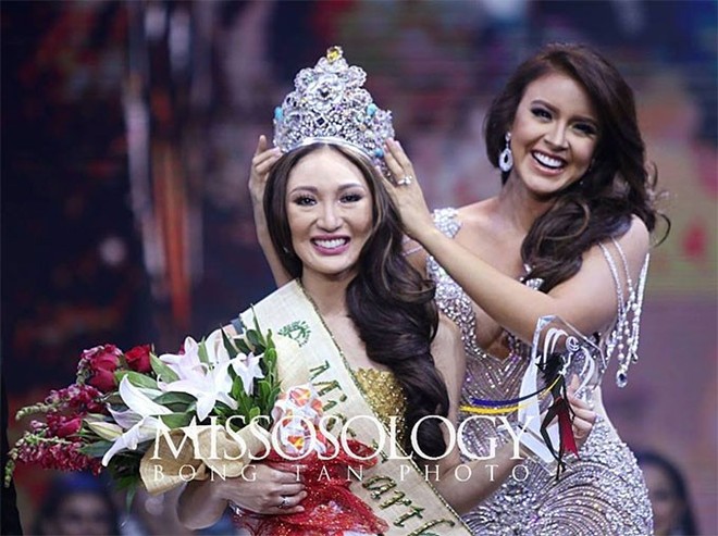Nhan sắc xấu nhất Top 4 gây tranh cãi của Tân Hoa hậu Trái đất 2017 người Philippines - Ảnh 1.