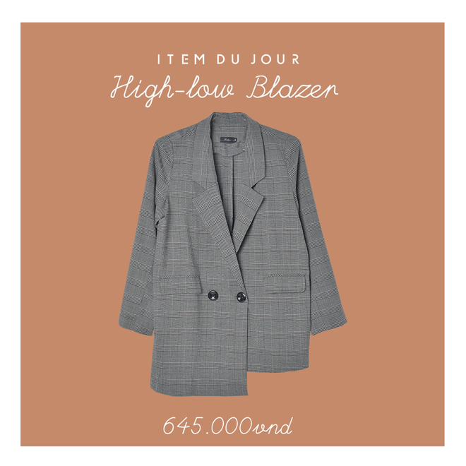 Những thiết kế blazer giá chưa quá 700 ngàn đến từ các thương hiệu Việt bạn cần sắm ngay trong thu này - Ảnh 4.