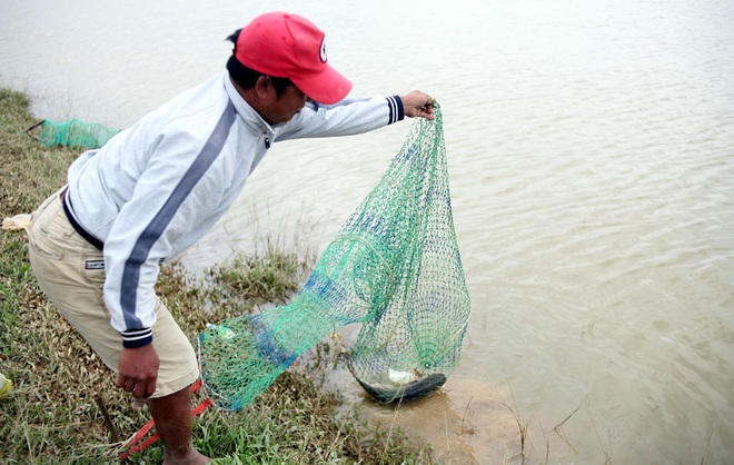 Mặc nước ngập trắng, người dân Chương Mỹ vẫn vui vẻ buông cần kiếm bộn cá, nướng nhậu ngay tại trận - Ảnh 10.