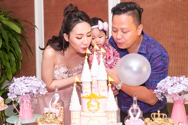 Á hậu Ngô Trà My khoe vóc dáng đáng kinh ngạc trong tiệc sinh nhật con gái tròn 1 tuổi - Ảnh 12.