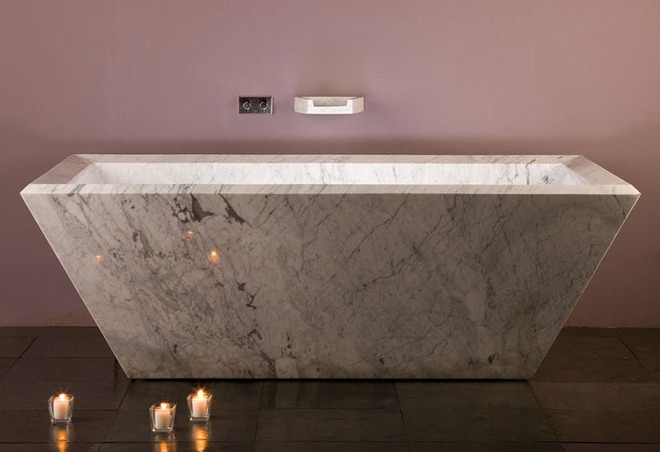 5 cách làm nhà tắm đẹp lên tức khắc nhờ đá cẩm thạch - Ảnh 8.