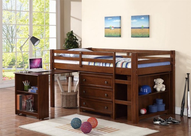 7 mẫu giường ngủ kết hợp bàn học nhìn là muốn mua ngay về cho con - Ảnh 5.