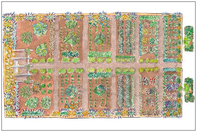 Những thiết kế đẹp bạn có thể học tập để tạo sân vườn xinh tại nhà - Ảnh 1.