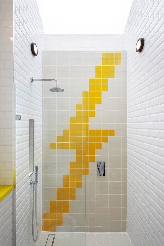 Những căn phòng tắm với sắc vàng tươi khiến bạn thấy sảng khoái ngay khi vừa bước vào - Ảnh 10.
