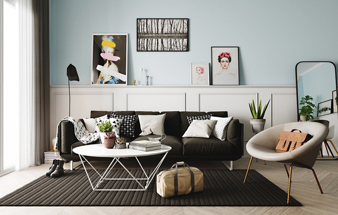 Cách phối gam màu pastel cho phòng khách mang phong cách Scandinavia chuẩn không cần chỉnh - Ảnh 6.