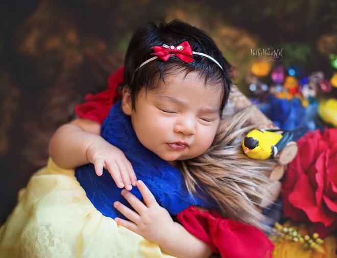 Newborn Disney princesses - the cutest photos you've ever seen - Photo 3.