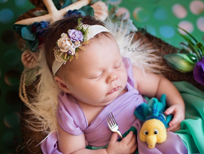 Newborn Disney princesses - the cutest photos you've ever seen - Photo 5.