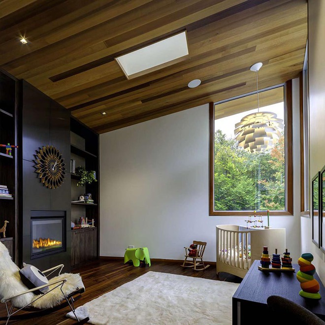 Muốn không gian sống ấm cúng nhớ đừng bỏ lỡ kiểu trần nhà bằng gỗ - Ảnh 12.