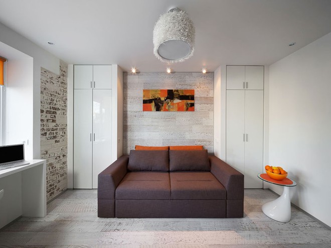 Căn hộ 22m² trang trí theo phong cách tối giản và đầy đủ chức năng cho vợ chồng trẻ - Ảnh 5.