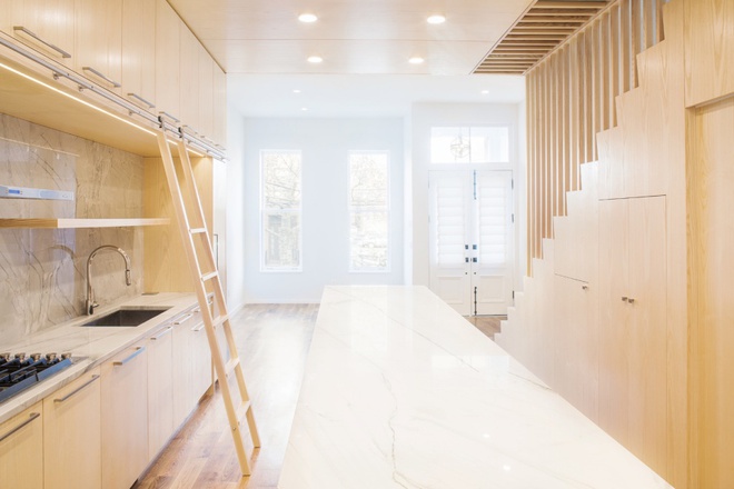 5 không gian sống đỉnh cao trong việc sử dụng nội thất gỗ theo phong cách tối giản - Ảnh 3.