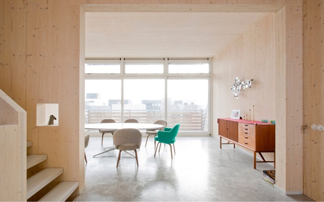 5 không gian sống đỉnh cao trong việc sử dụng nội thất gỗ theo phong cách tối giản - Ảnh 13.