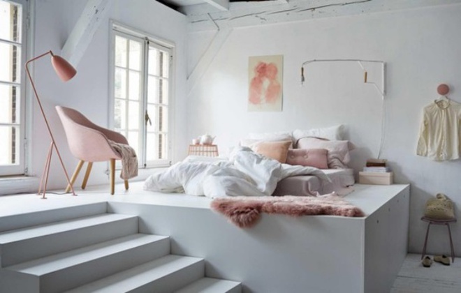 Thiết kế giường giật cấp giúp phòng ngủ nhỏ vừa rộng hơn lại vừa đẹp miễn chê - Ảnh 3.