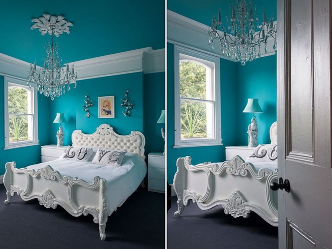 14 mẫu phòng ngủ đẹp lãng mạn và ngọt ngào nhờ khéo kết hợp màu sắc và ánh sáng - Ảnh 7.