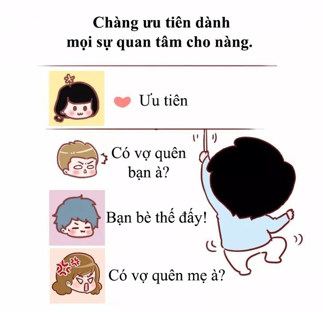 Tranh vui: Những điều cánh đàn ông thường làm khi mới rước vợ yêu về dinh - Ảnh 3.